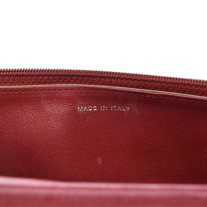 Chanel Caviar Timeless CC Wallet On Chain WOC Red 7 of 12