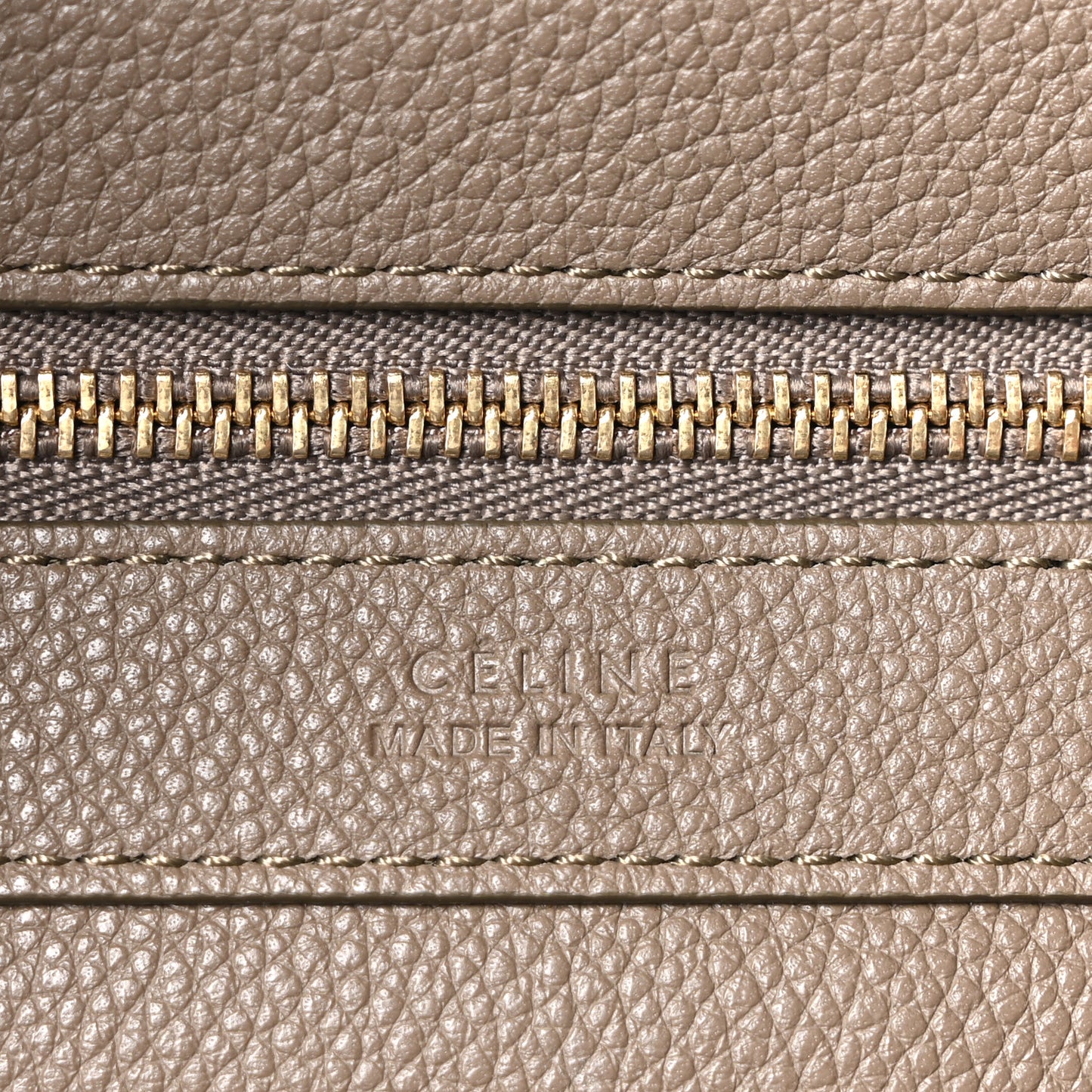Soft Grained Calfskin Small Belt Cabas Phantom Taupe