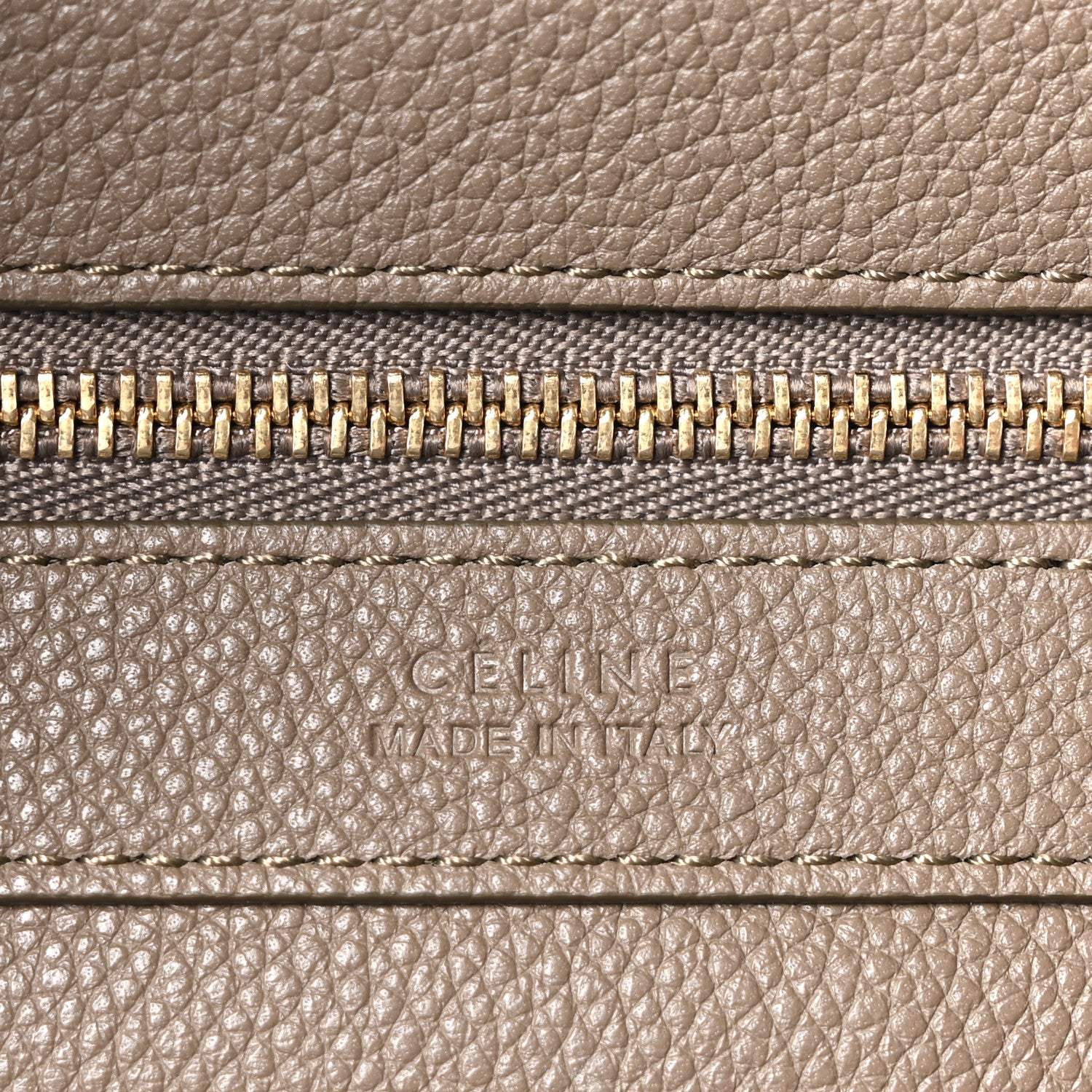 Celine Soft Grained Calfskin Small Belt Cabas Phantom Taupe 6 of 9