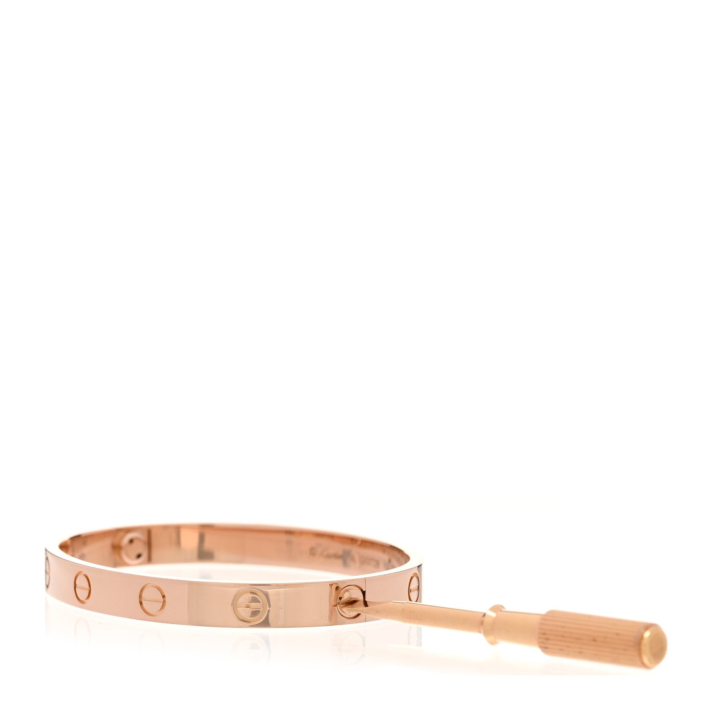 18K Pink Gold LOVE Bracelet 16