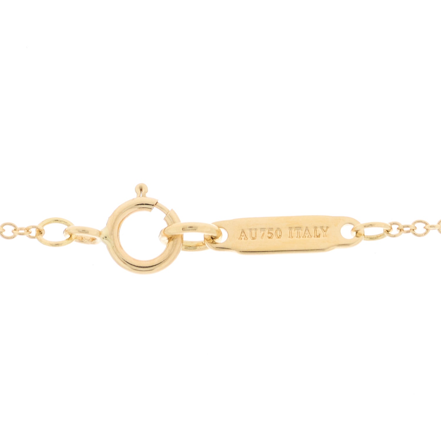 Tiffany 18K Yellow Gold Small Atlas Round Medallion Pendant Necklace 3 of 4