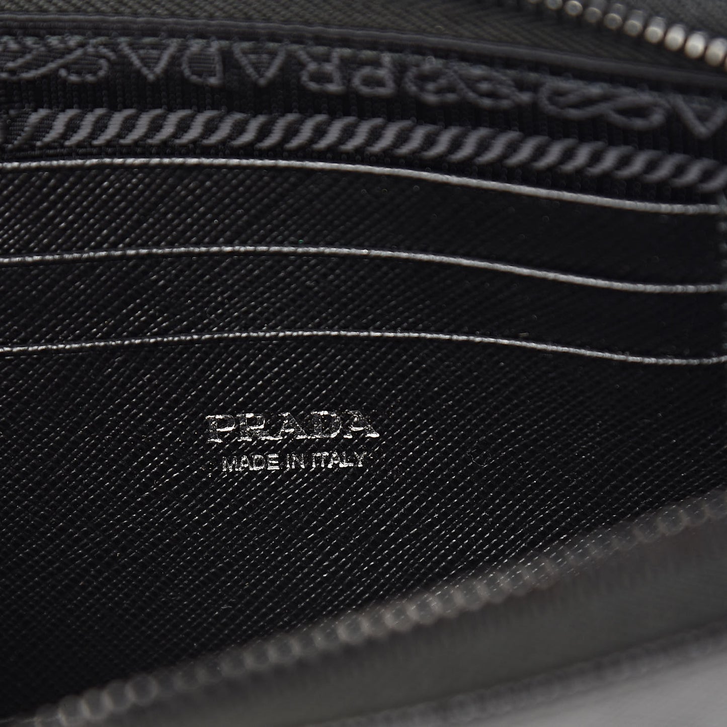 Saffiano Shine Mini Crossbody Bag Black
