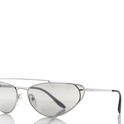 Prada Cat Eye Sunglasses SPR 62V Silver 8 of 9