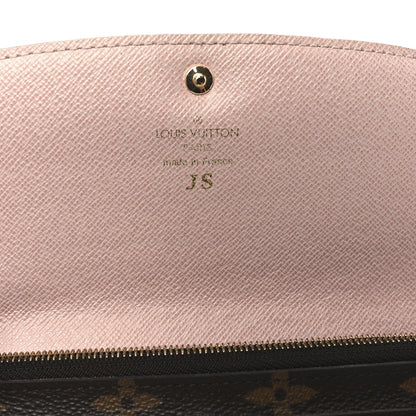 Louis Vuitton Monogram Emilie Wallet Rose Ballerine 6 of 7