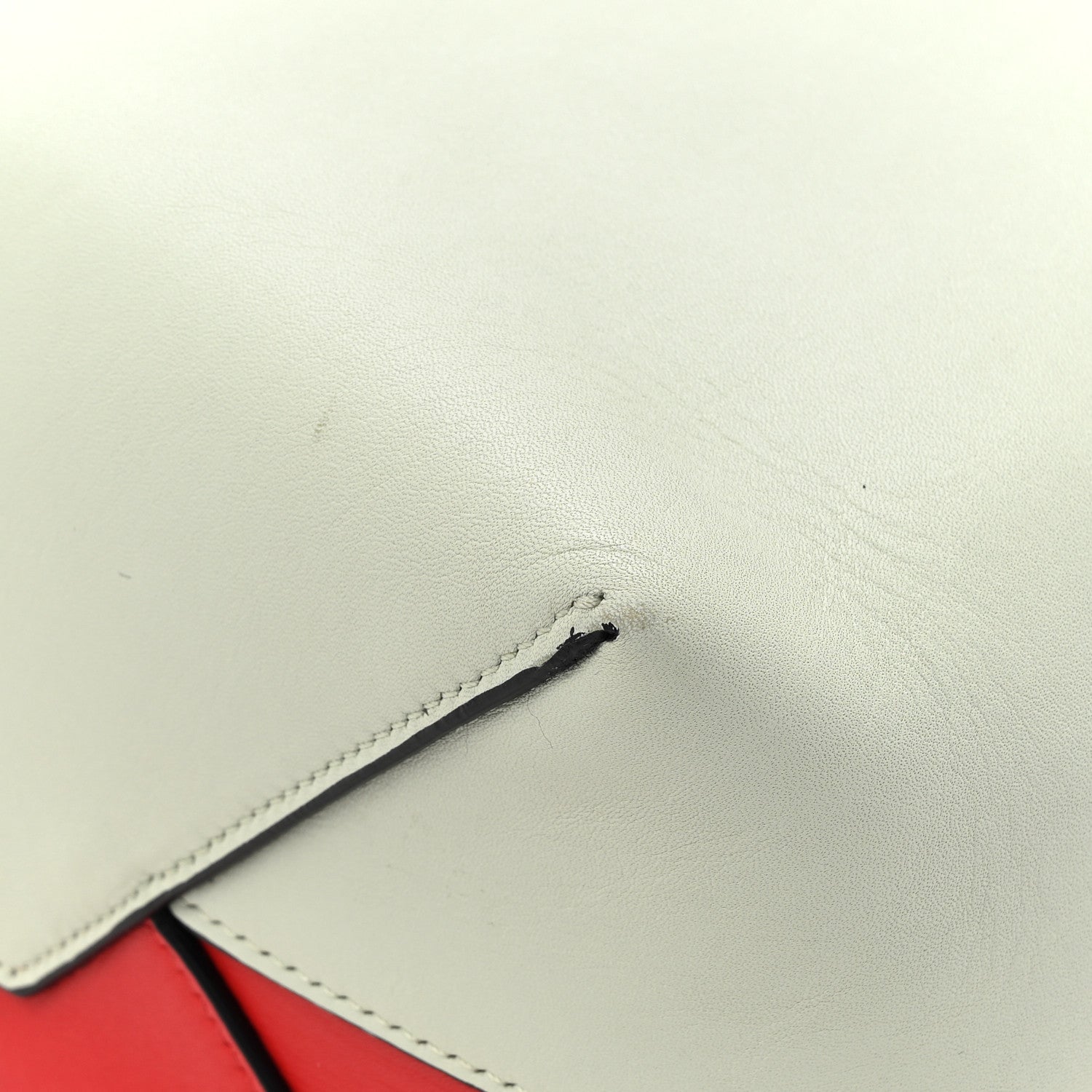 Celine Shiny Smooth Calfskin Small Twisted Cabas Jade Bright Red 12 of 12