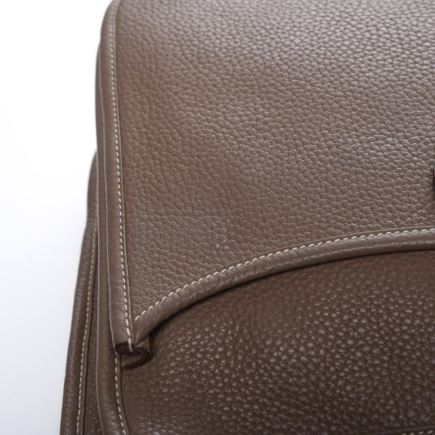 Hermes Taurillon Clemence Evelyne III PM Etoupe 13 of 14