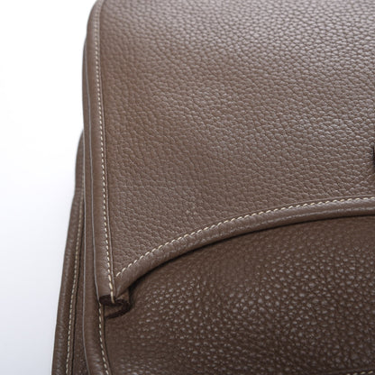 Hermes Taurillon Clemence Evelyne III PM Etoupe 13 of 14