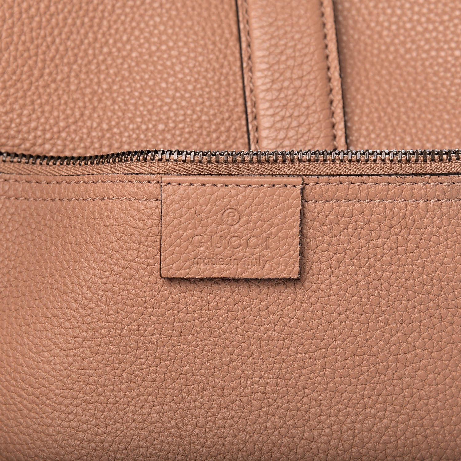 Gucci Soft Grained Calfskin Small Jackie Bucket Bag Camelia 8 of 13