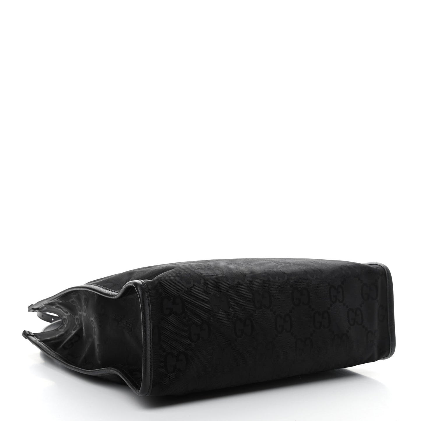 Econyl Nylon Monogram Off The Grid Long Tote Bag Black