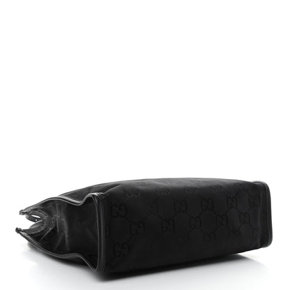 Gucci Econyl Nylon Monogram Off The Grid Long Tote Bag Black 4 of 10