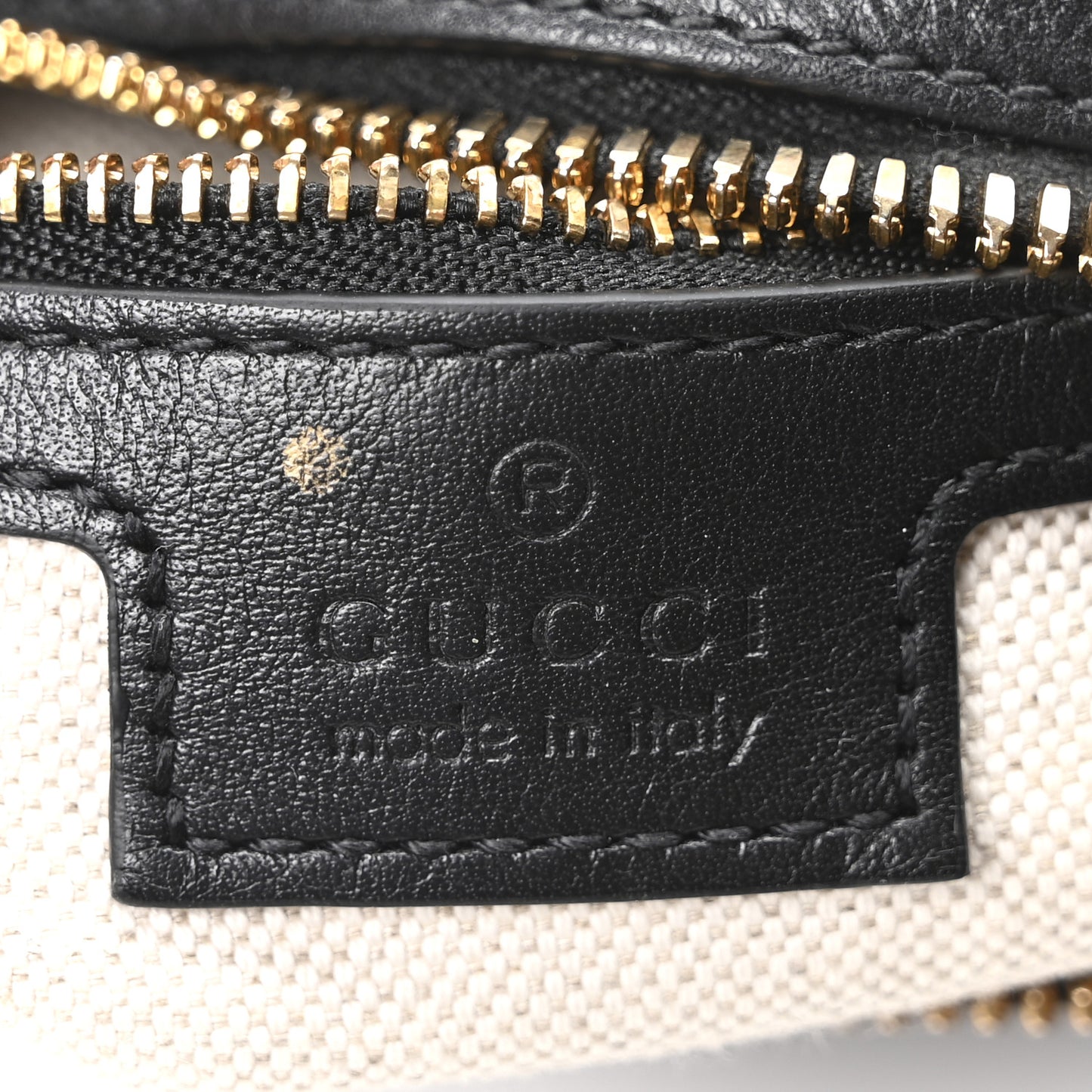 Aria Calfskin Web Large Attache Shoulder Bag Black