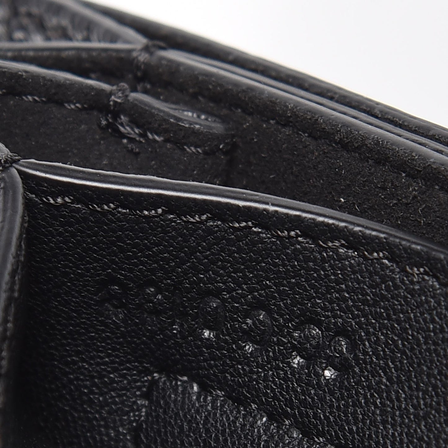 Goatskin Mini GV3 Shoulder Bag Black