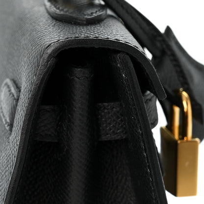 Hermes Epsom Kelly Sellier 25 Black 14 of 15