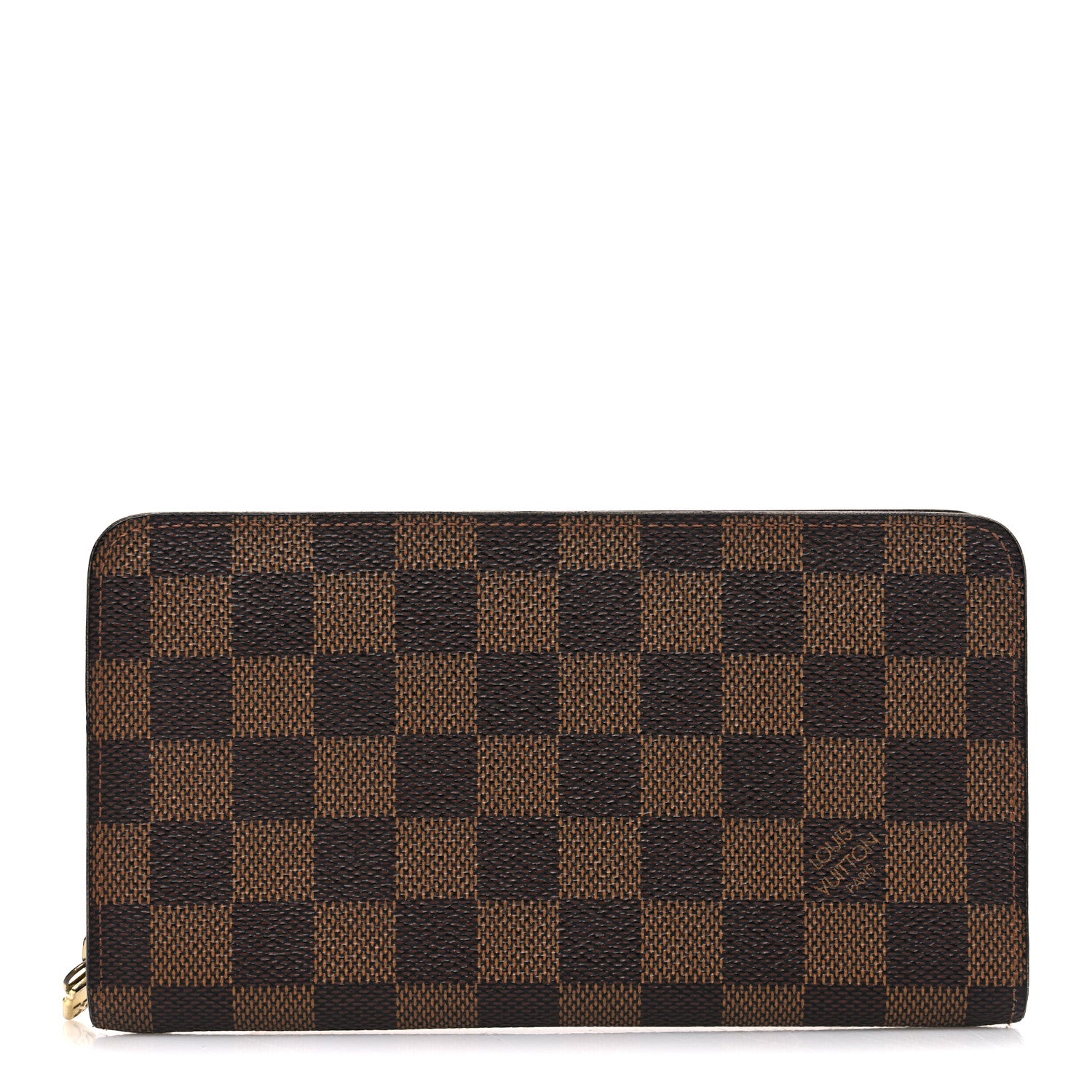 Louis Vuitton Damier Ebene Porte-Monnaie Zippe Zippy Wallet 1 of 8