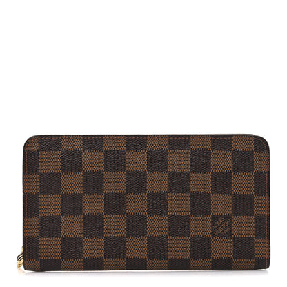 Louis Vuitton Damier Ebene Porte-Monnaie Zippe Zippy Wallet 1 of 8