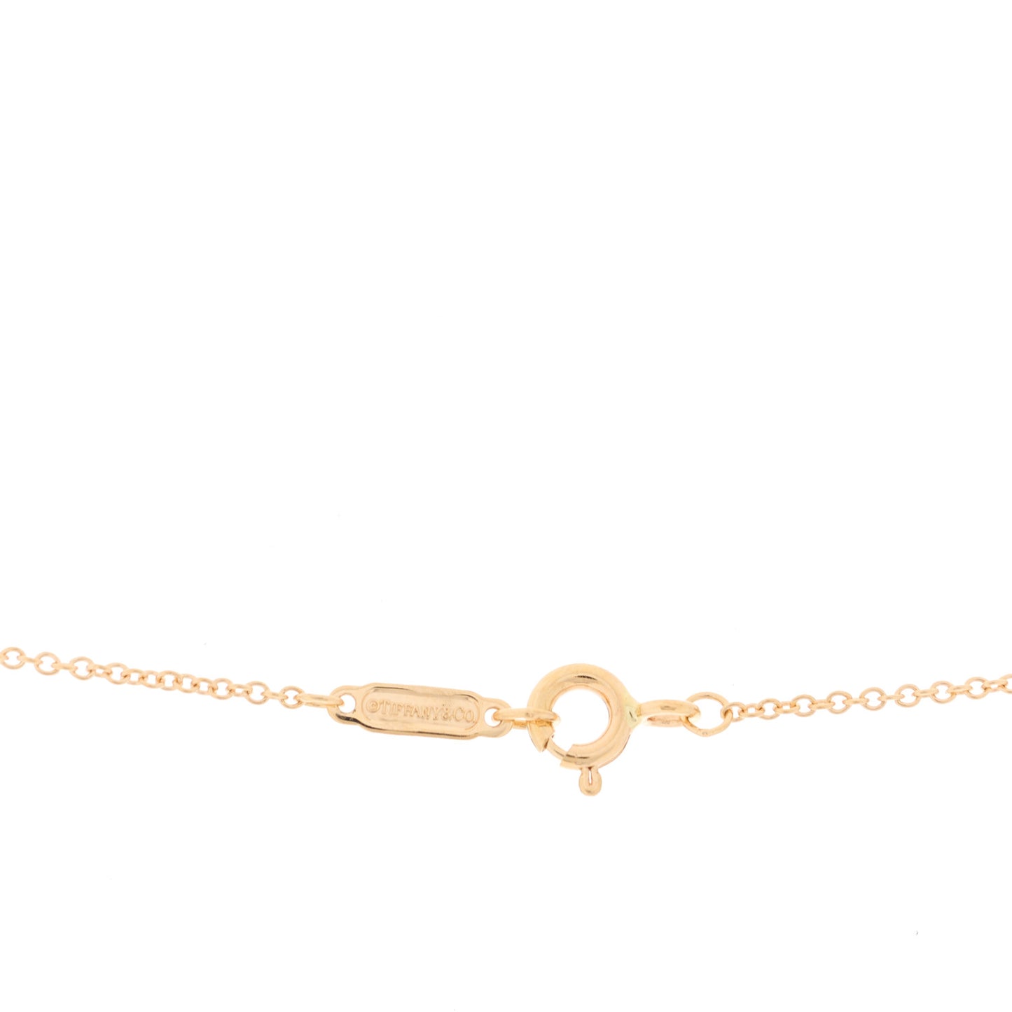 18K Rose Gold Diamond Bow Pendant Necklace