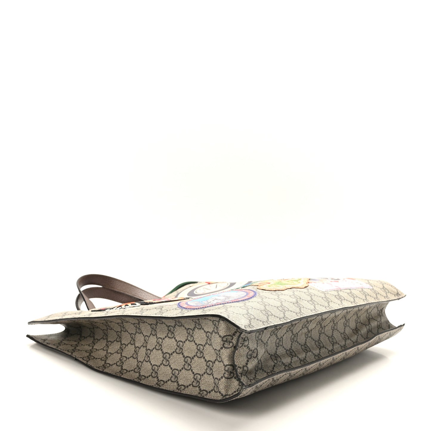 Soft GG Supreme Monogram Courrier Vertical Tote Beige New Acero
