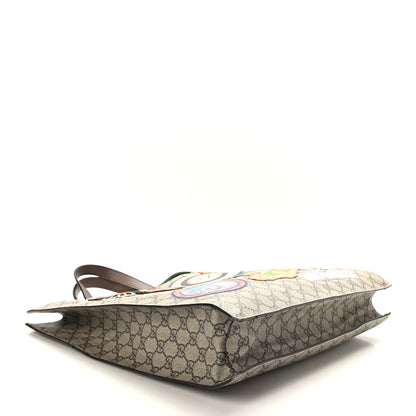 Gucci Soft GG Supreme Monogram Courrier Vertical Tote Beige New Acero 4 of 10