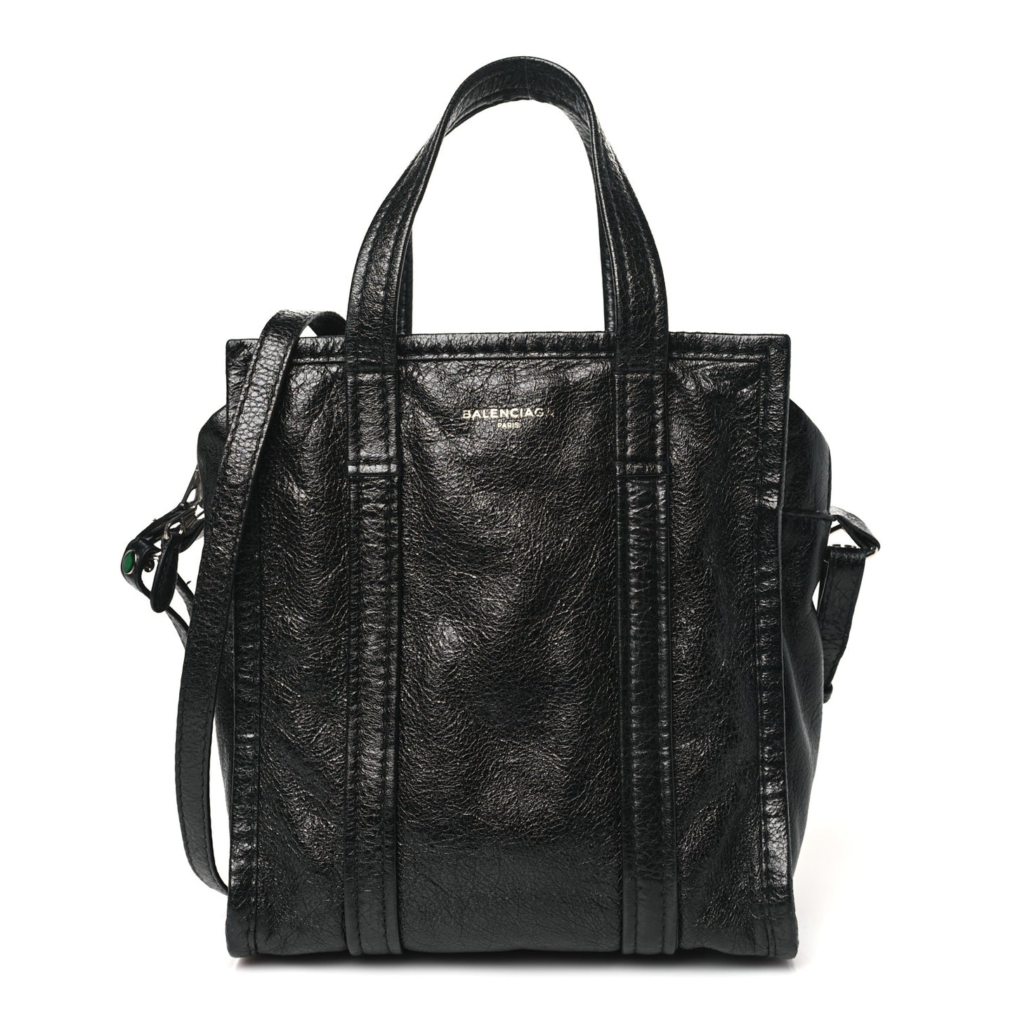 Agneau Small Bazar Shopper Tote Black