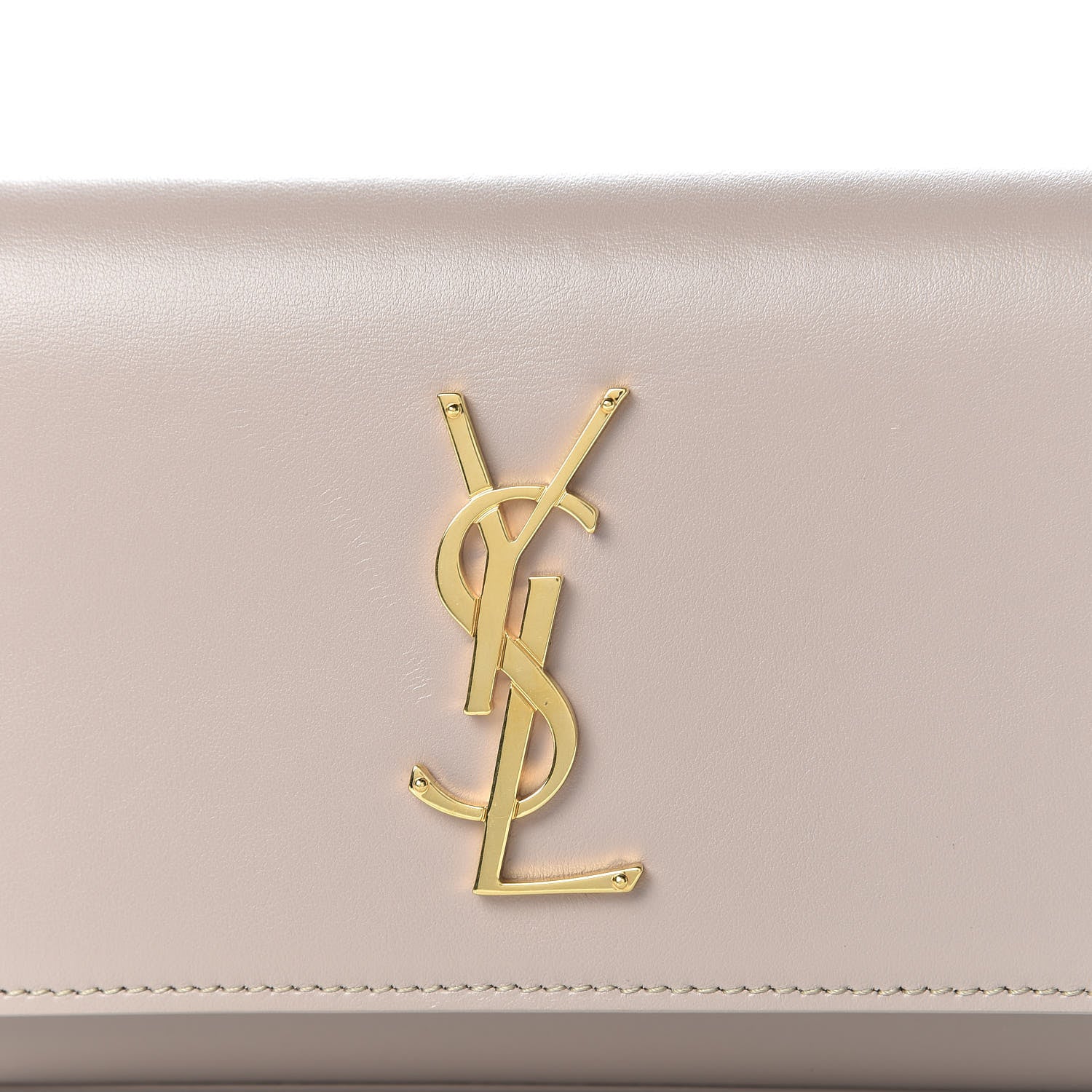 Saint Laurent Smooth Calfskin Monogram Kate Belt Bag Natural 9 of 9