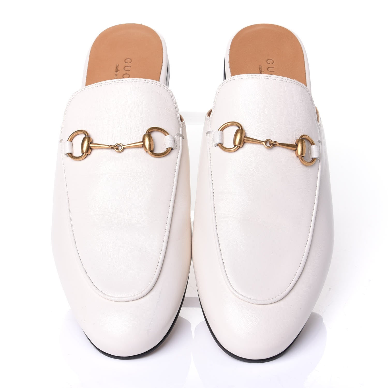 Gucci Malaga Kid Womens Princetown Slippers 39 Mystic White 5 of 10
