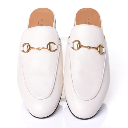 Gucci Malaga Kid Womens Princetown Slippers 39 Mystic White 5 of 10