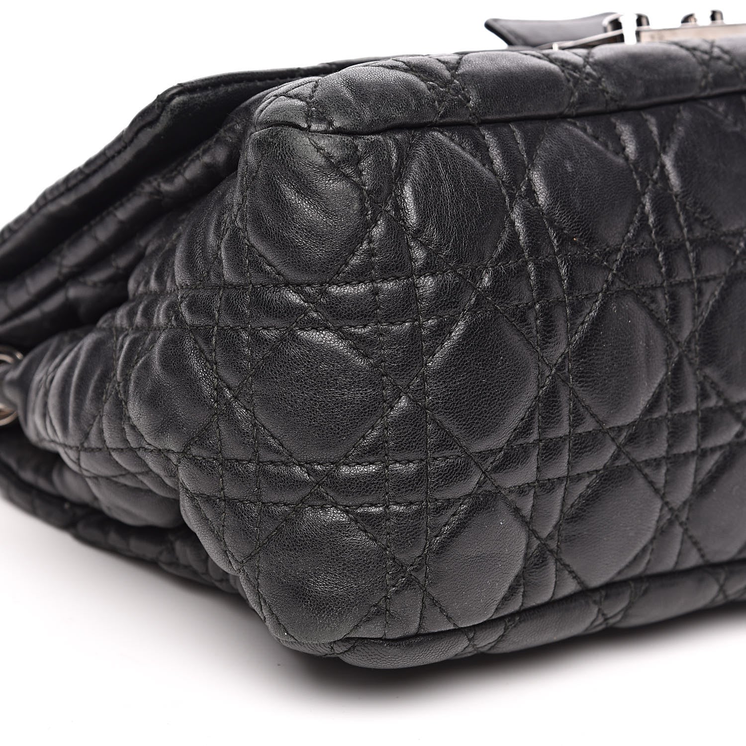 Christian Dior Lambskin Cannage New Lock Flap Black 8 of 16