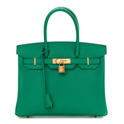 Hermes Epsom Birkin 30 Vert Jade 1 of 11