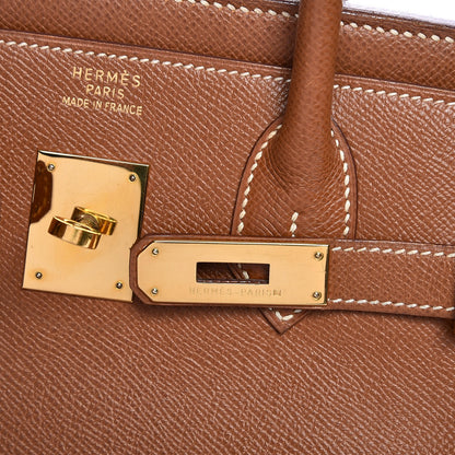 Hermes Courchevel HAC Birkin 32 Gold 21 of 37