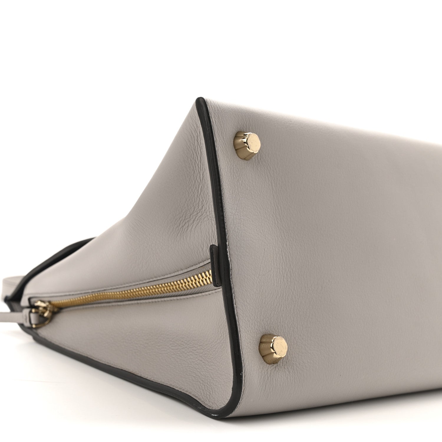 Salvatore Ferragamo Calfskin Jet Set Top Handle Bag Grey Navy 8 of 14