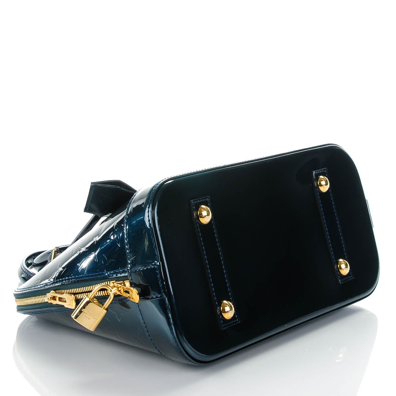 Louis Vuitton Vernis Alma PM Blue Nuit 4 of 7