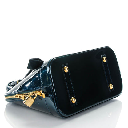 Louis Vuitton Vernis Alma PM Blue Nuit 4 of 7