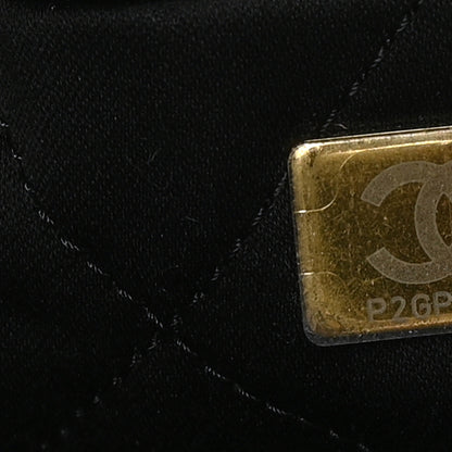 Chanel Shiny Calfskin Quilted Large Chanel 22 Black 9 of 11