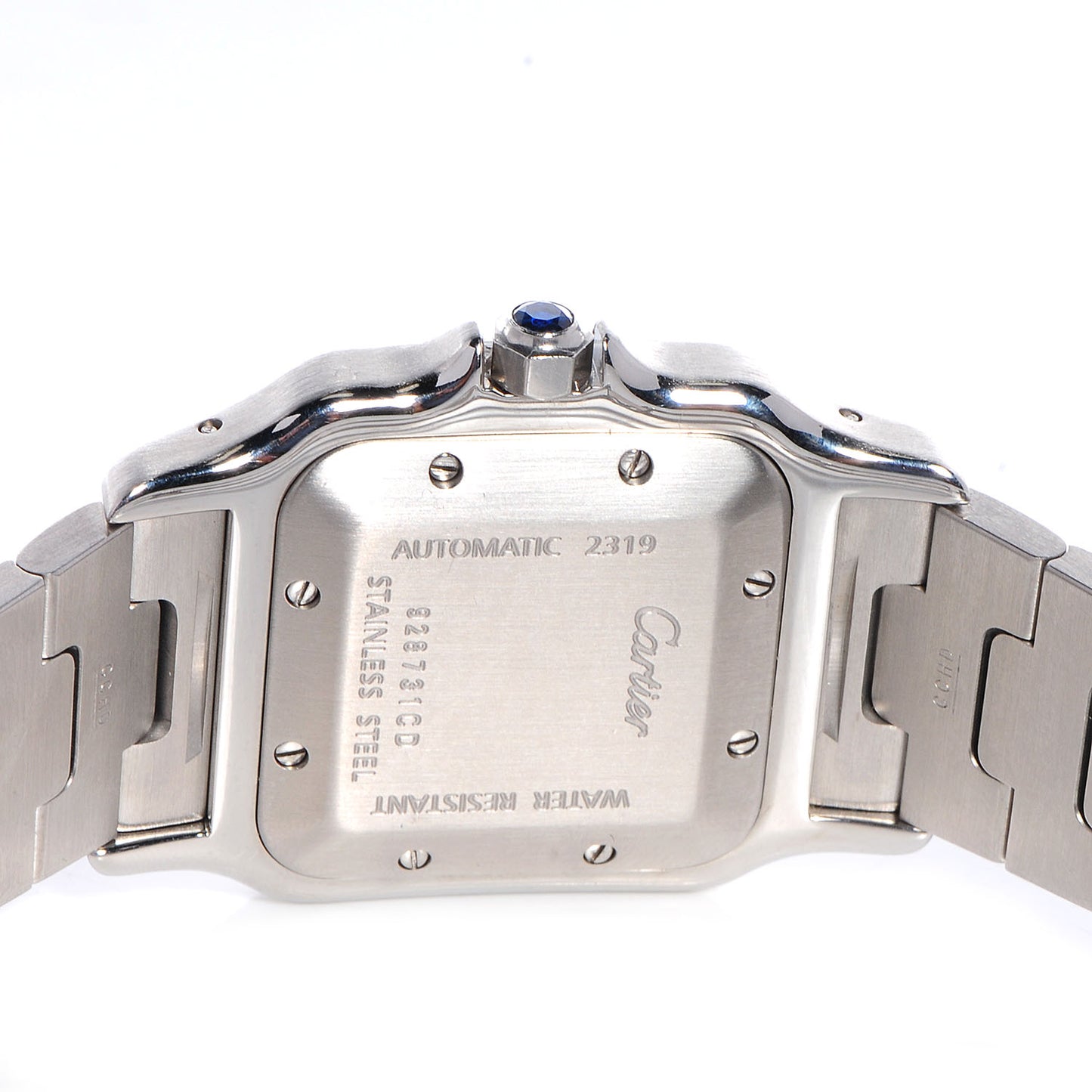 Stainless Steel 29mm Santos De Galbee Automatic Watch