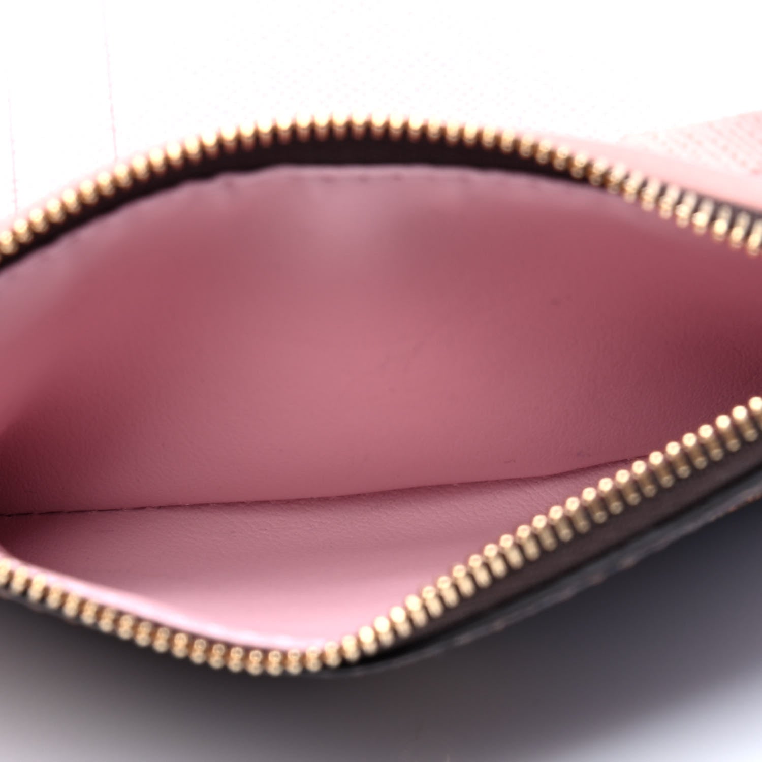 Louis Vuitton Damier Ebene Victorine Wallet Rose Ballerine 5 of 5