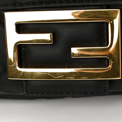 Fendi Nappa FF 1974 Embossed Baguette Black 13 of 17