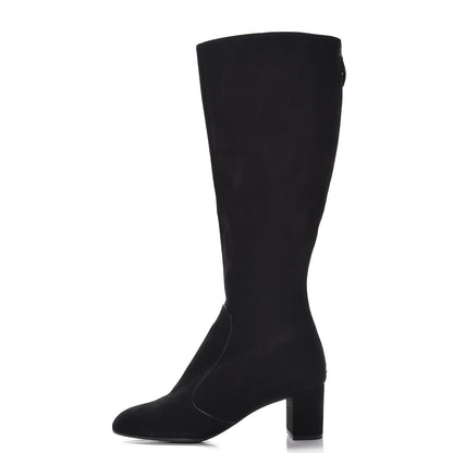 Louis Vuitton Suede Masterclass High Boots 38 Black 1 of 10