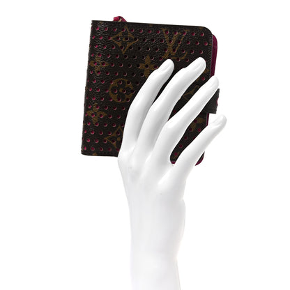 Louis Vuitton Monogram Perforated Compact Zipped Wallet Fuchsia 2 of 7