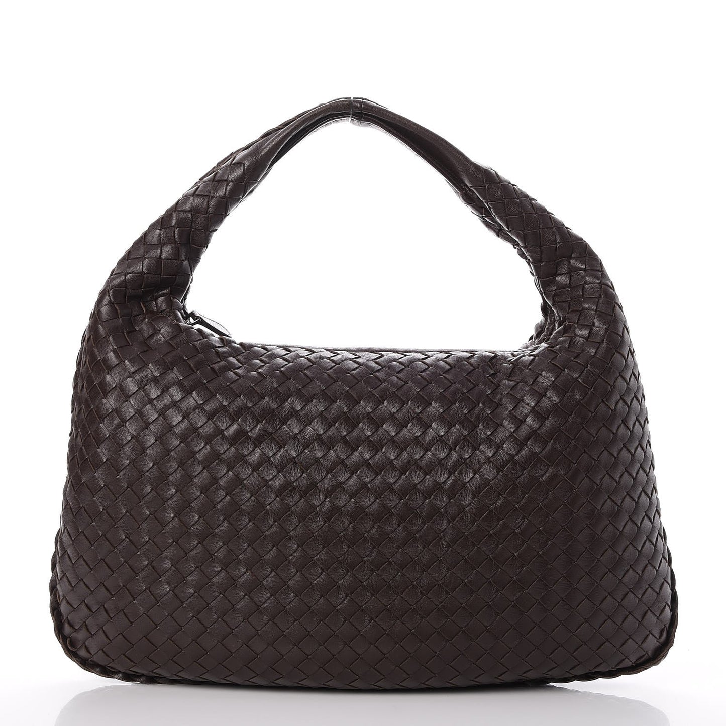 Nappa Intrecciato Medium Veneta Hobo Ebano