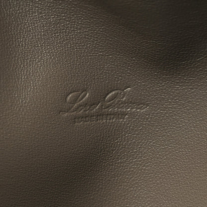 Loro Piana Grained Calfskin Extra Pocket L23.5 Backpack Warm Mastic 6 of 9