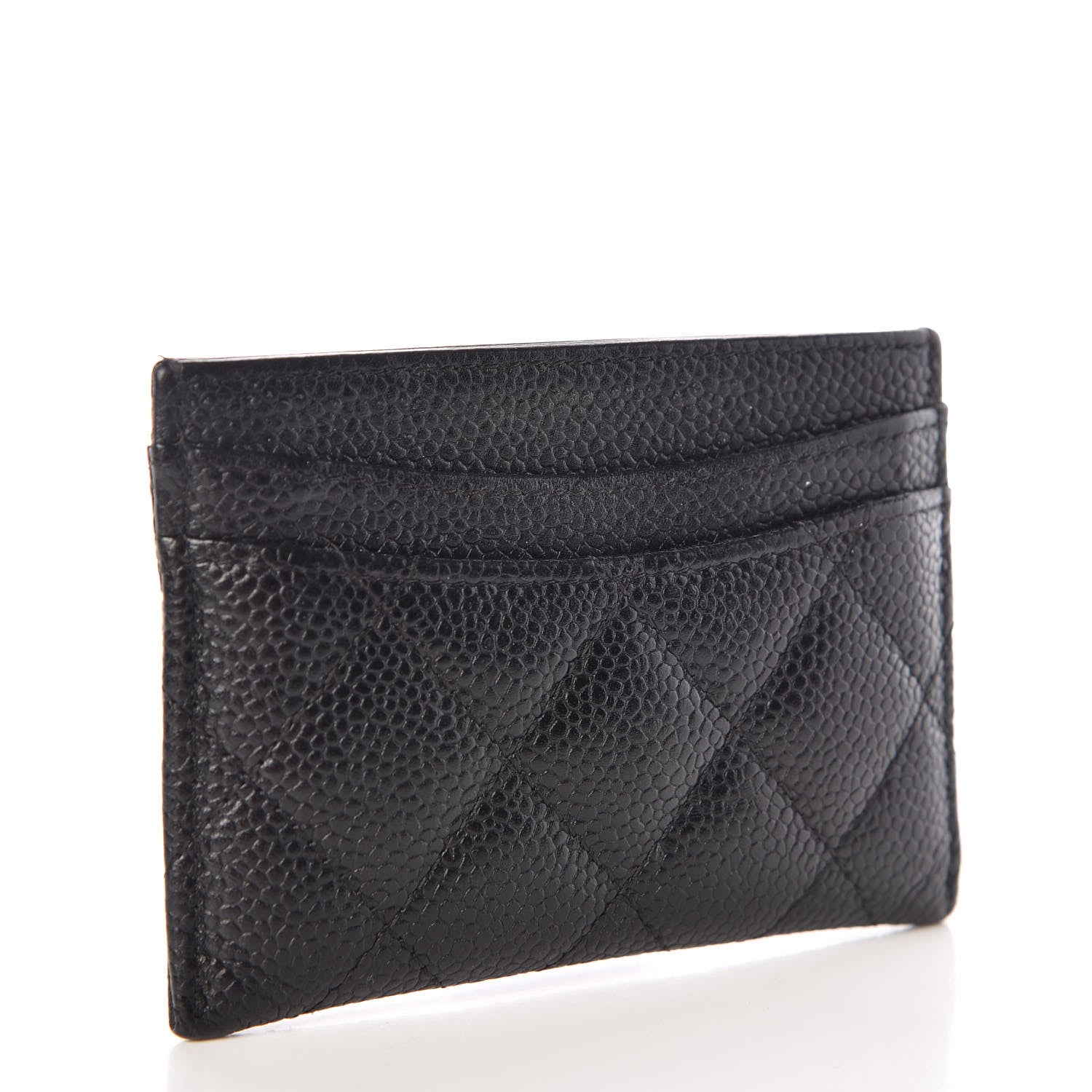 Chanel Caviar Quilted Card Holder Black 3 of 9