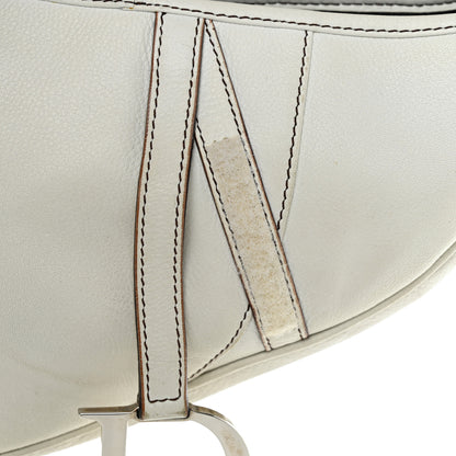 Christian Dior Calfskin Saddle Bag White 22 of 27