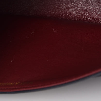 Chanel Lambskin Quilted Medium Double Flap Navy 10 of 12