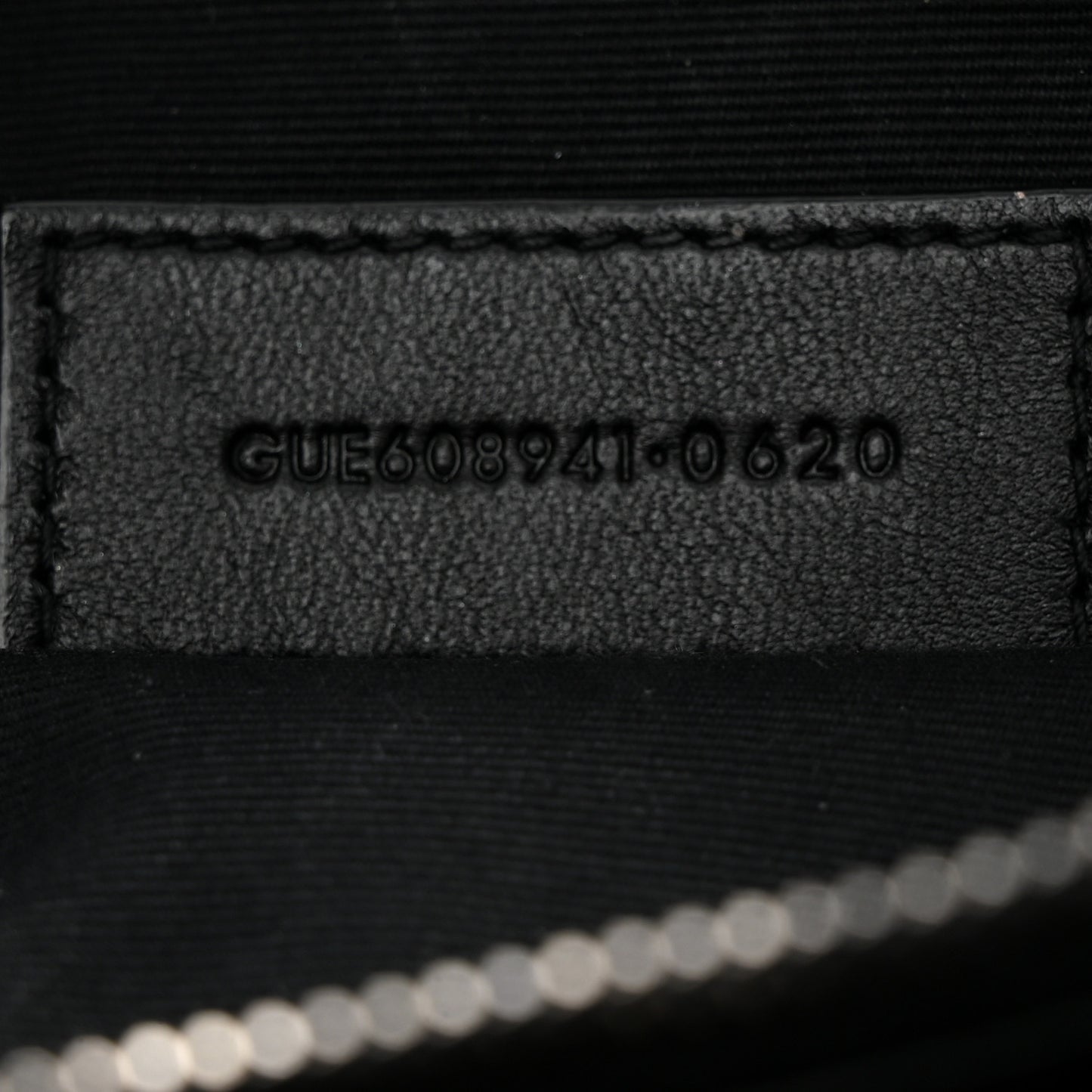 Grained Lambskin Quilted Mini Becky Double Zip Bag Black