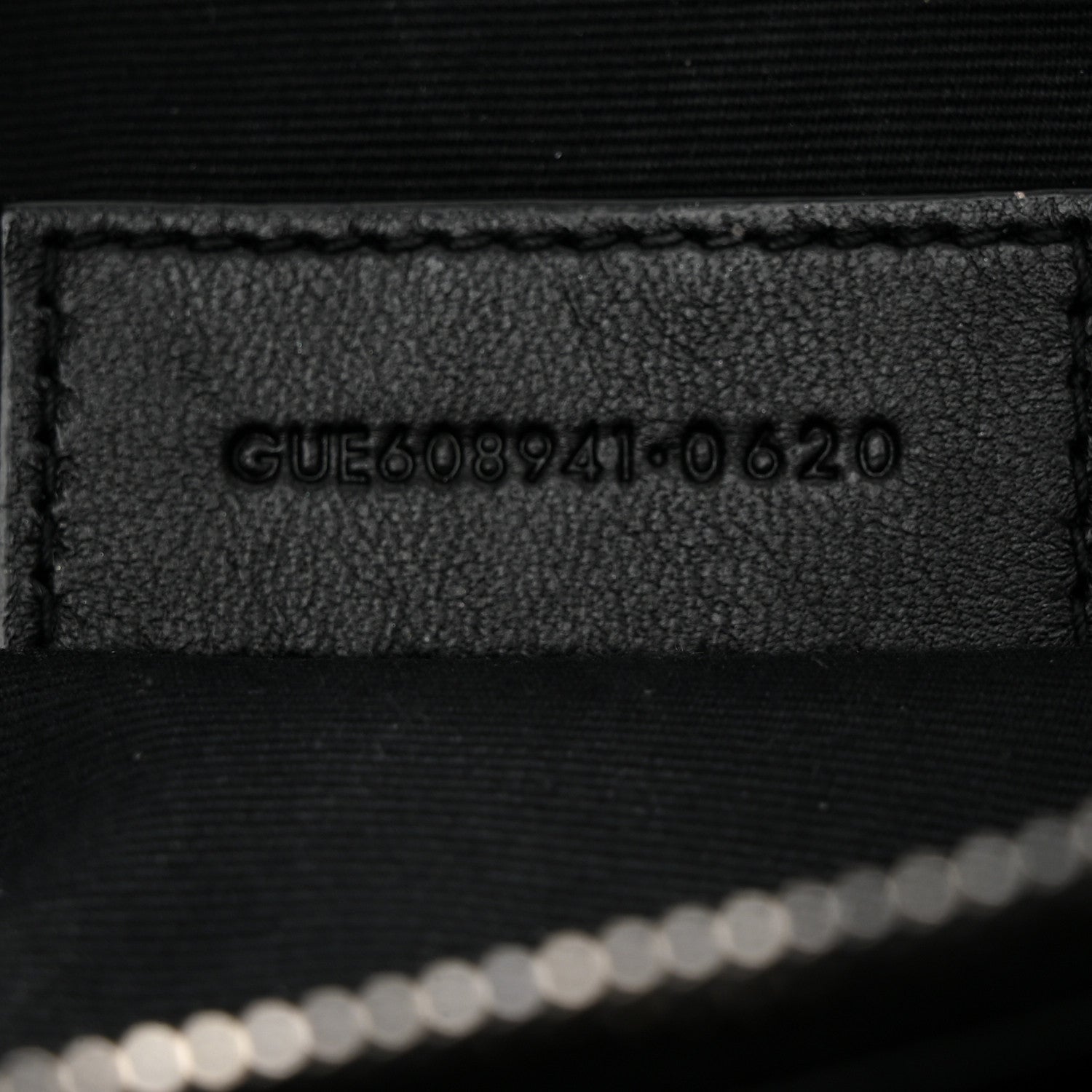 Saint Laurent Grained Lambskin Quilted Mini Becky Double Zip Bag Black 9 of 12