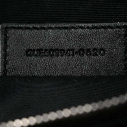 Saint Laurent Grained Lambskin Quilted Mini Becky Double Zip Bag Black 9 of 12
