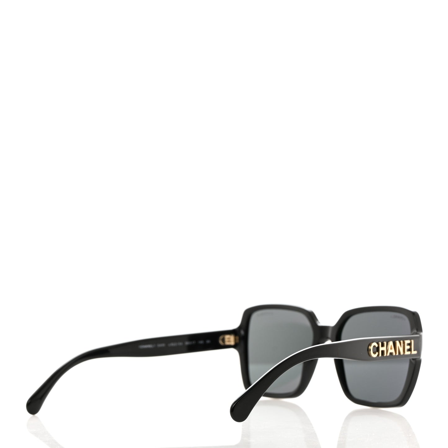 Acetate Square Sunglasses 5408 Black
