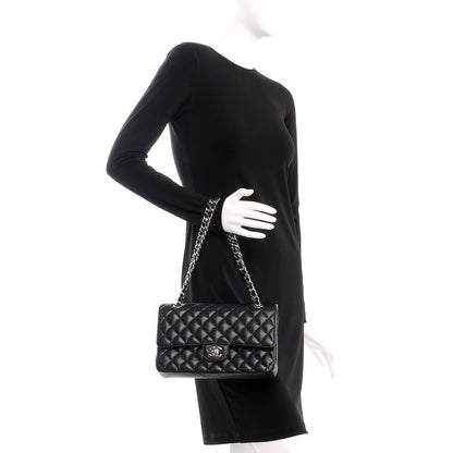 Chanel Caviar Quilted Medium Double Flap Black 3 of 9