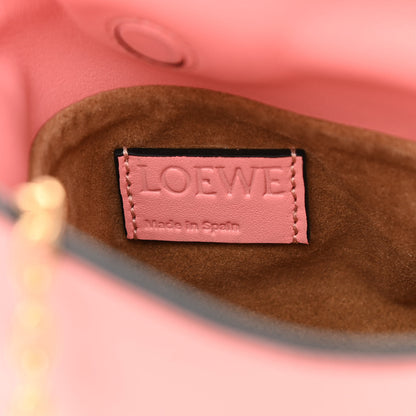 Loewe Calfskin Nano Flamenco Knot Clutch Warm Blossom 6 of 10