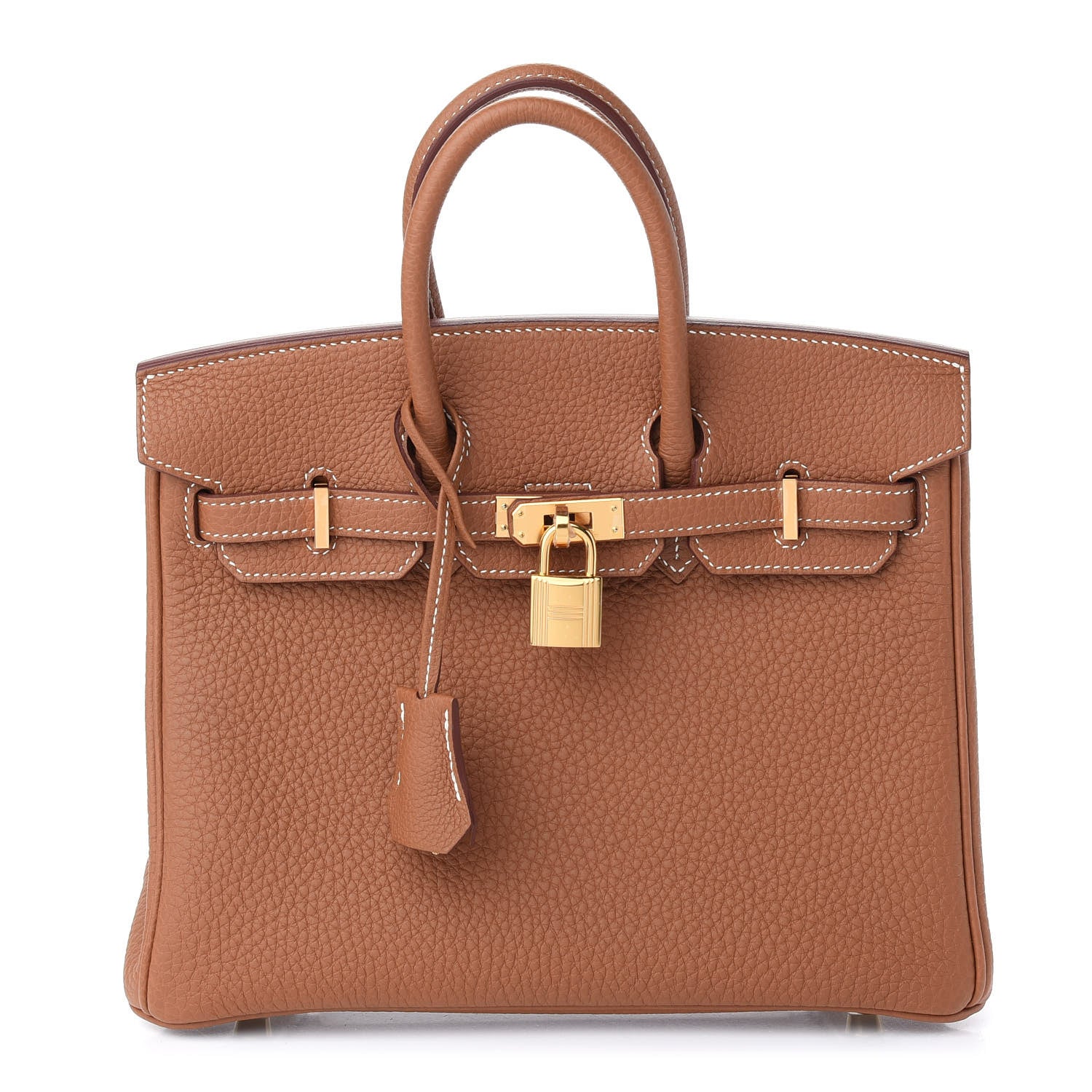 Hermes Togo Birkin 25 Gold 1 of 11